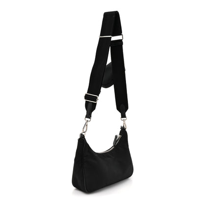 Prada Nylon Re-Edition 2005 Shoulder Bag Black 3 of 13