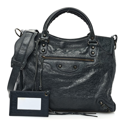 Balenciaga Agneau Classic Hardware Velo Dark Night 2 of 10