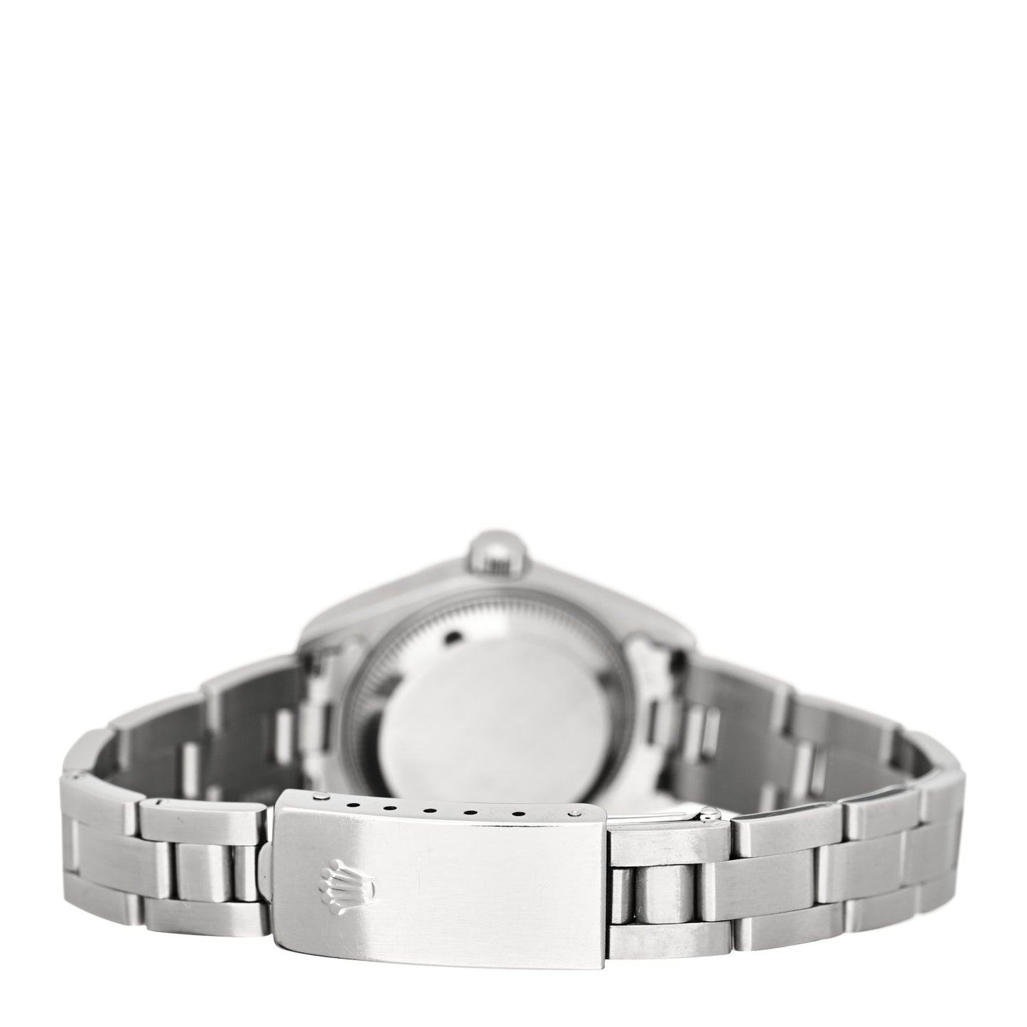 Stainless Steel 26mm Oyster Perpetual Date Watch Black 79160