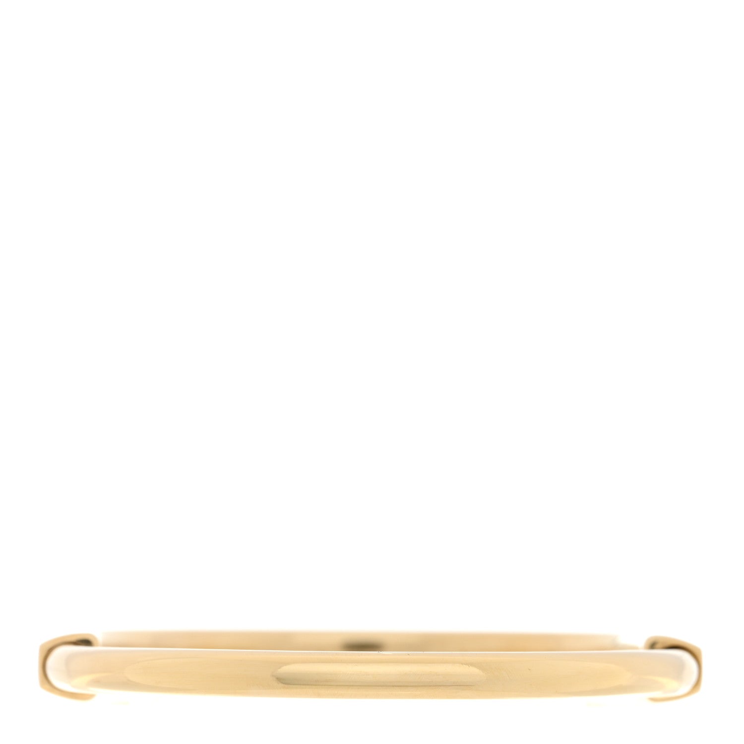 Tiffany 18K Yellow Gold Tiffany Lock Bangle Bracelet 2 of 5