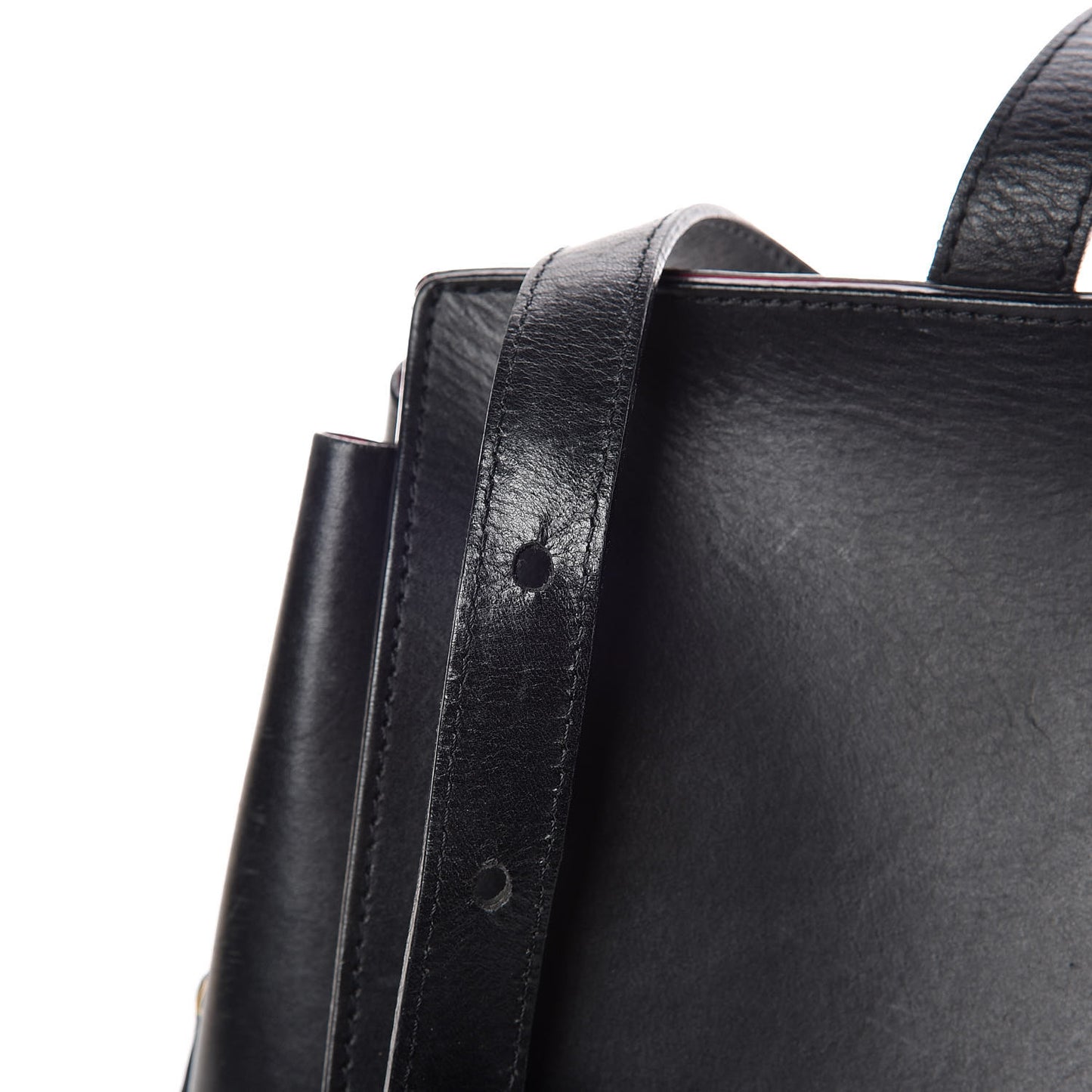 Calfskin Lady Bag Black Flamma