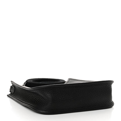 Hermes Taurillon Clemence Evelyne TPM Black 4 of 10