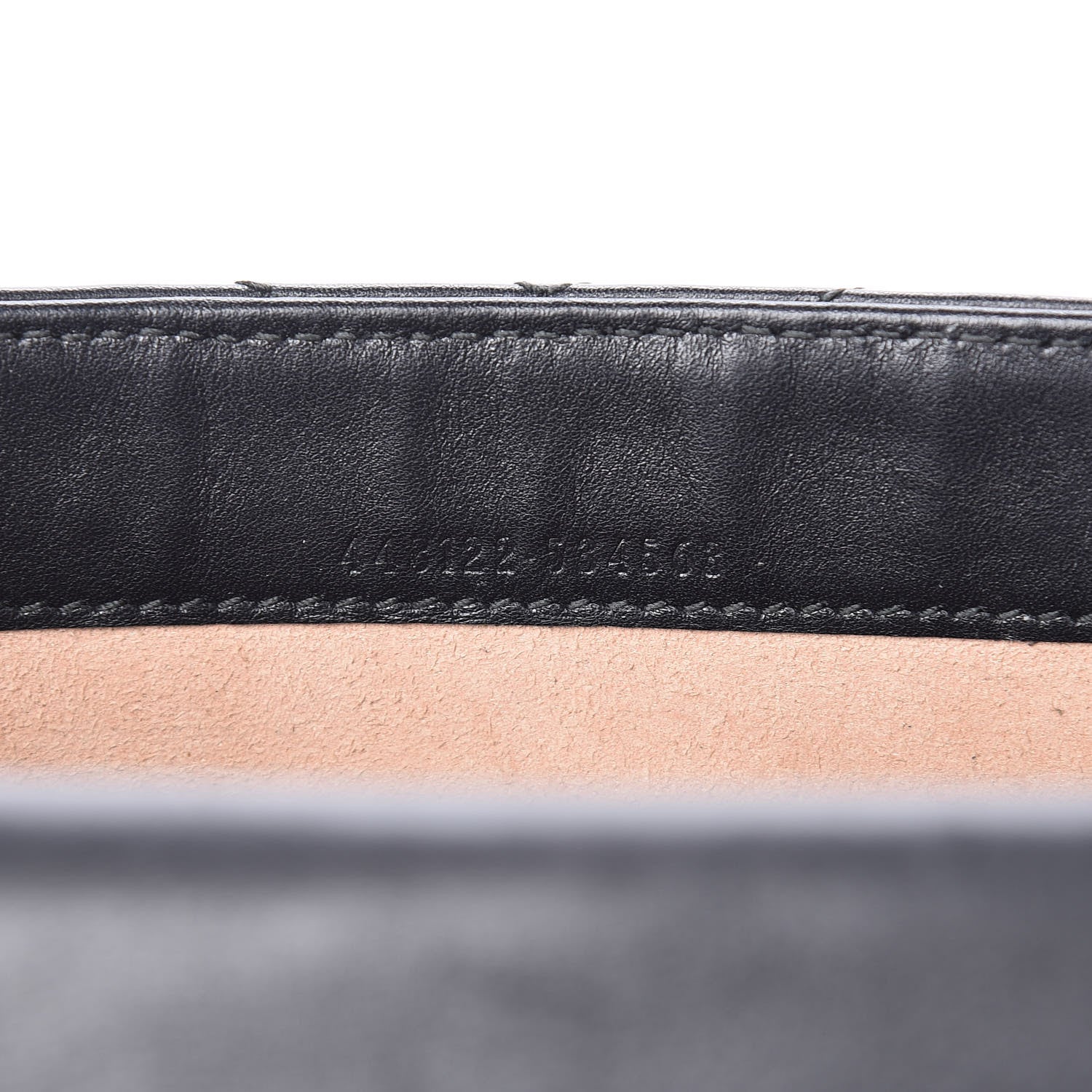 Gucci Calfskin Matelasse Mini GG Marmont Chain Wallet Black 7 of 13