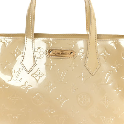 Louis Vuitton Vernis Wilshire PM Blanc Corail 7 of 9