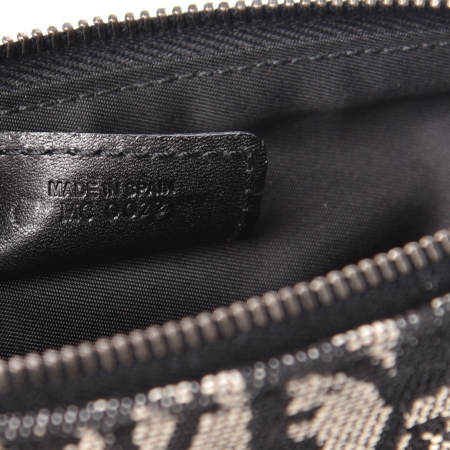 Monogram Mini Saddle Pochette Black