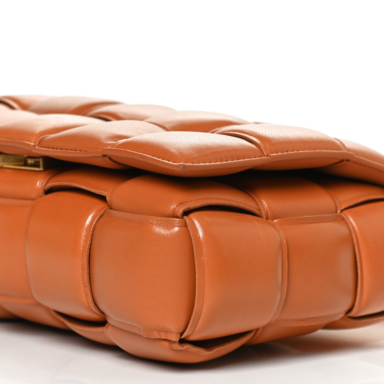 Bottega Veneta Nappa Maxi Intreccio Padded Cassette Crossbody Bag Clay 9 of 11