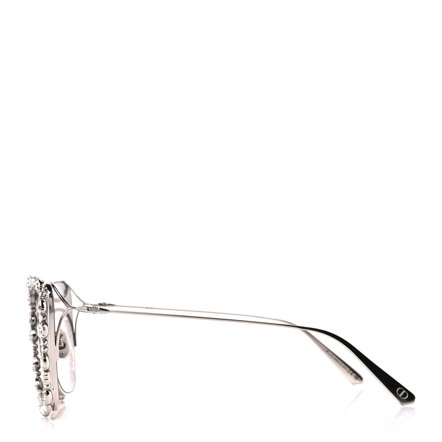 Crystal MissDior B2U Sunglasses Silver