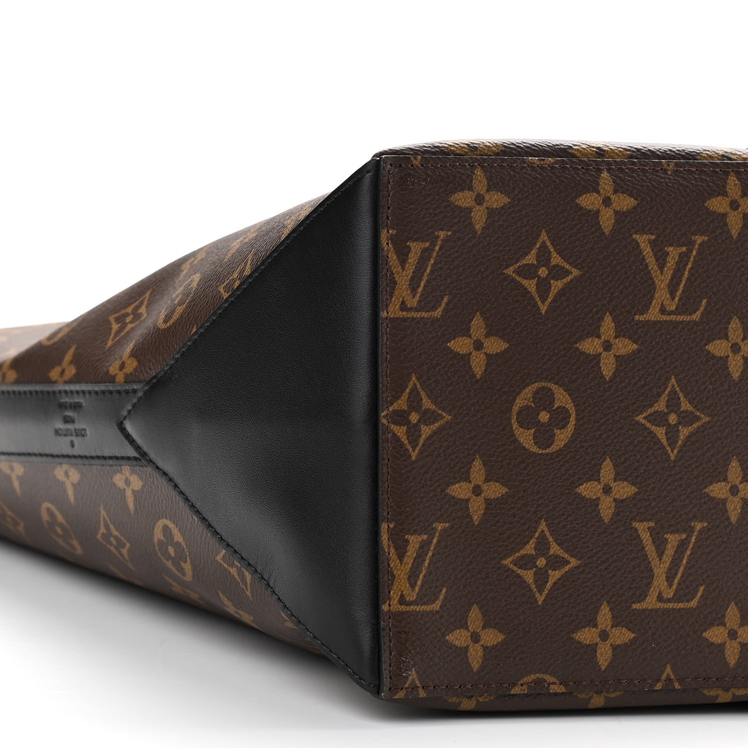 Louis Vuitton Monogram Macassar Weekend Tote GM 9 of 10