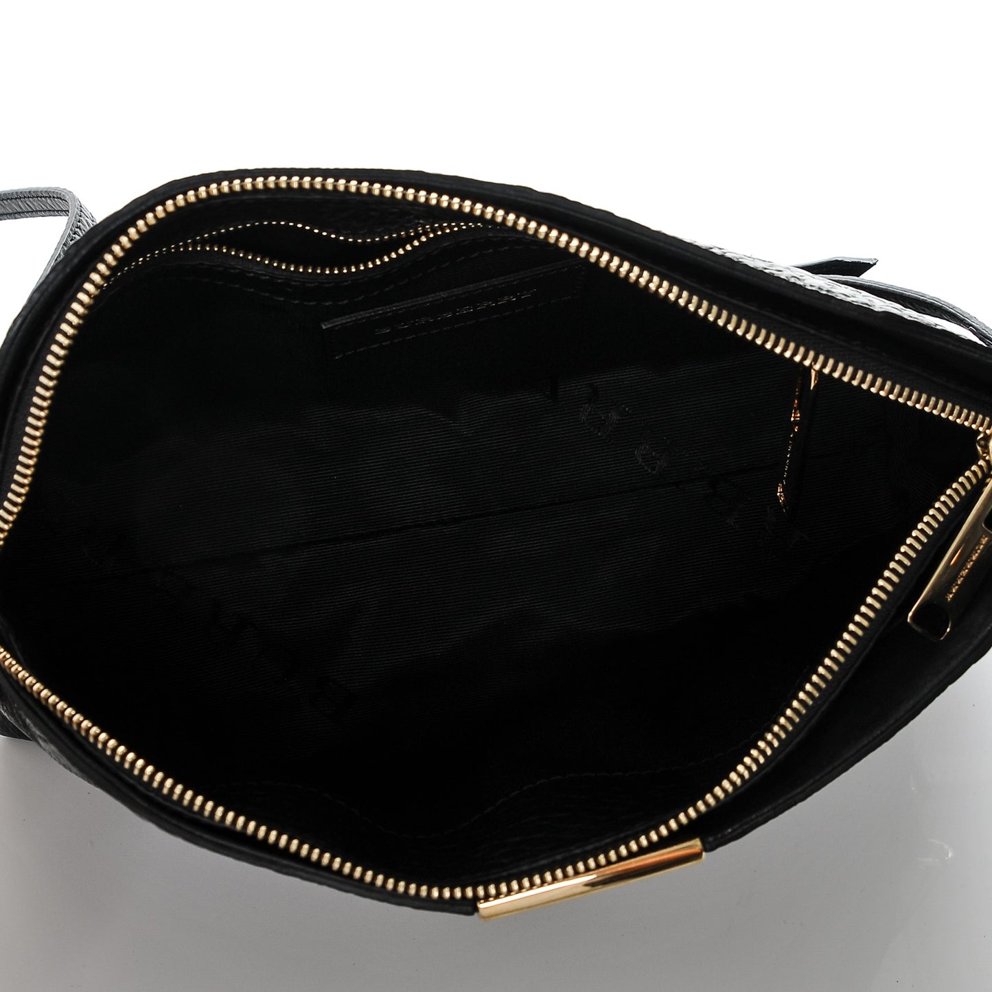 Signature Grain Calfskin Check Embossed Small Chichester Crossbody Clutch Bag Black