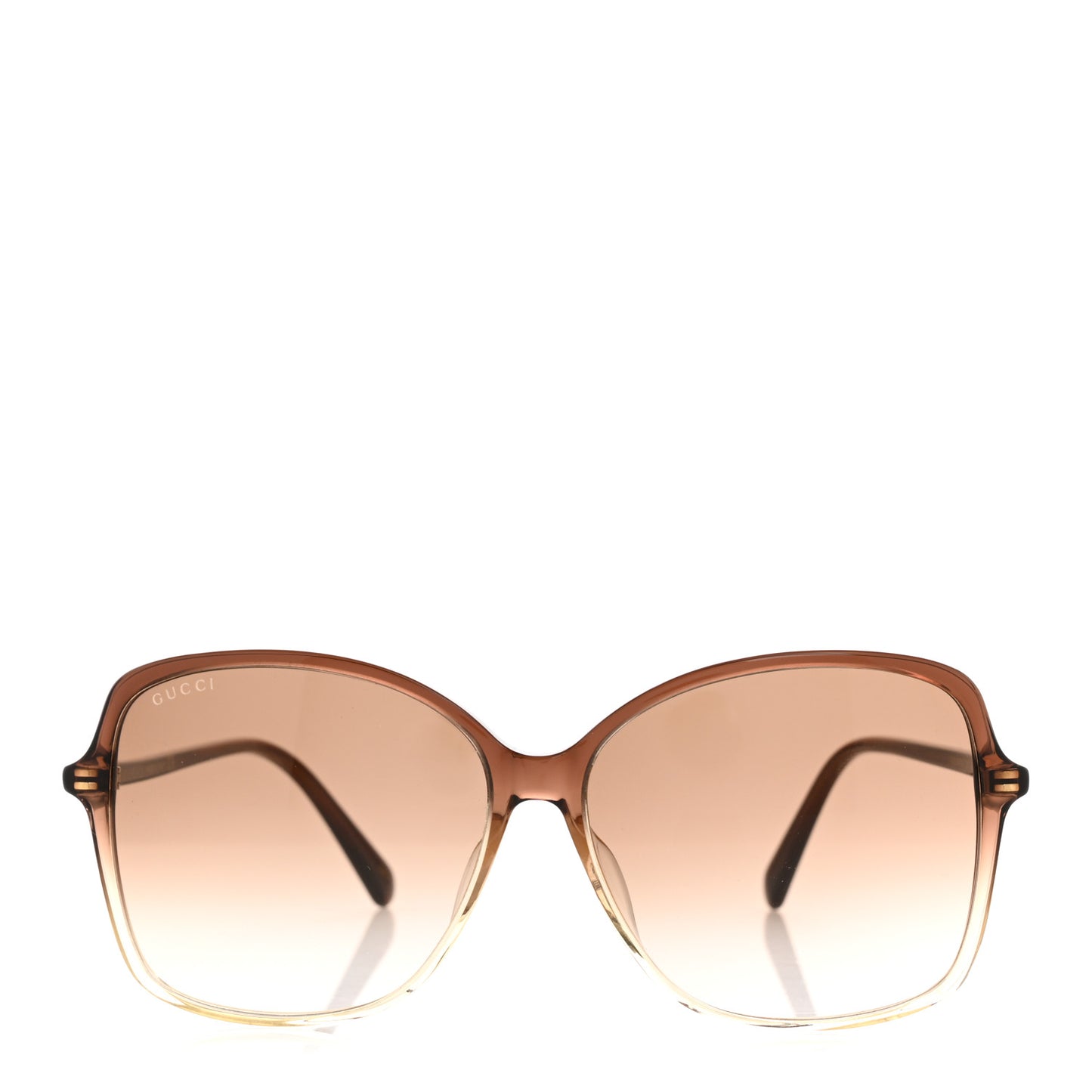 Acetate Oversize Round Frame Sunglasses GG0546SK Brown