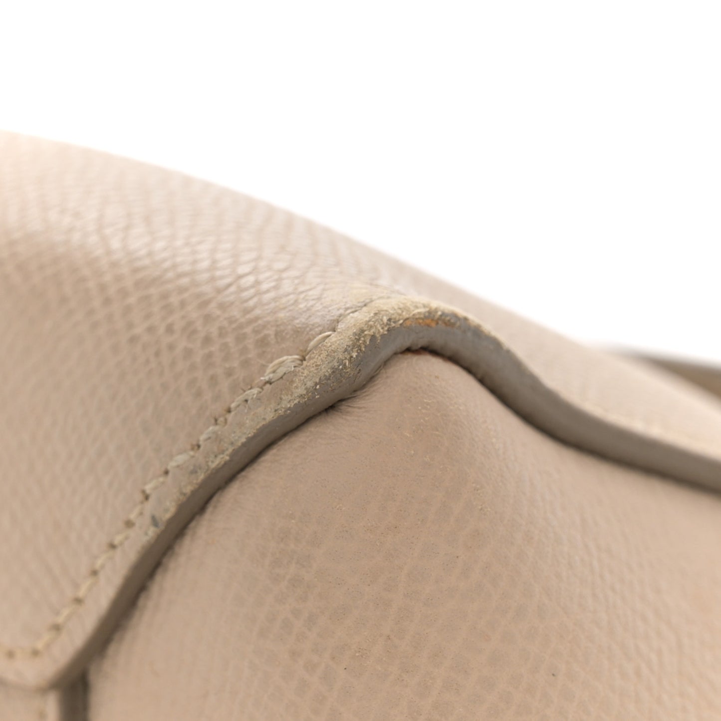 Grained Calfskin Mini Belt Bag Light Taupe