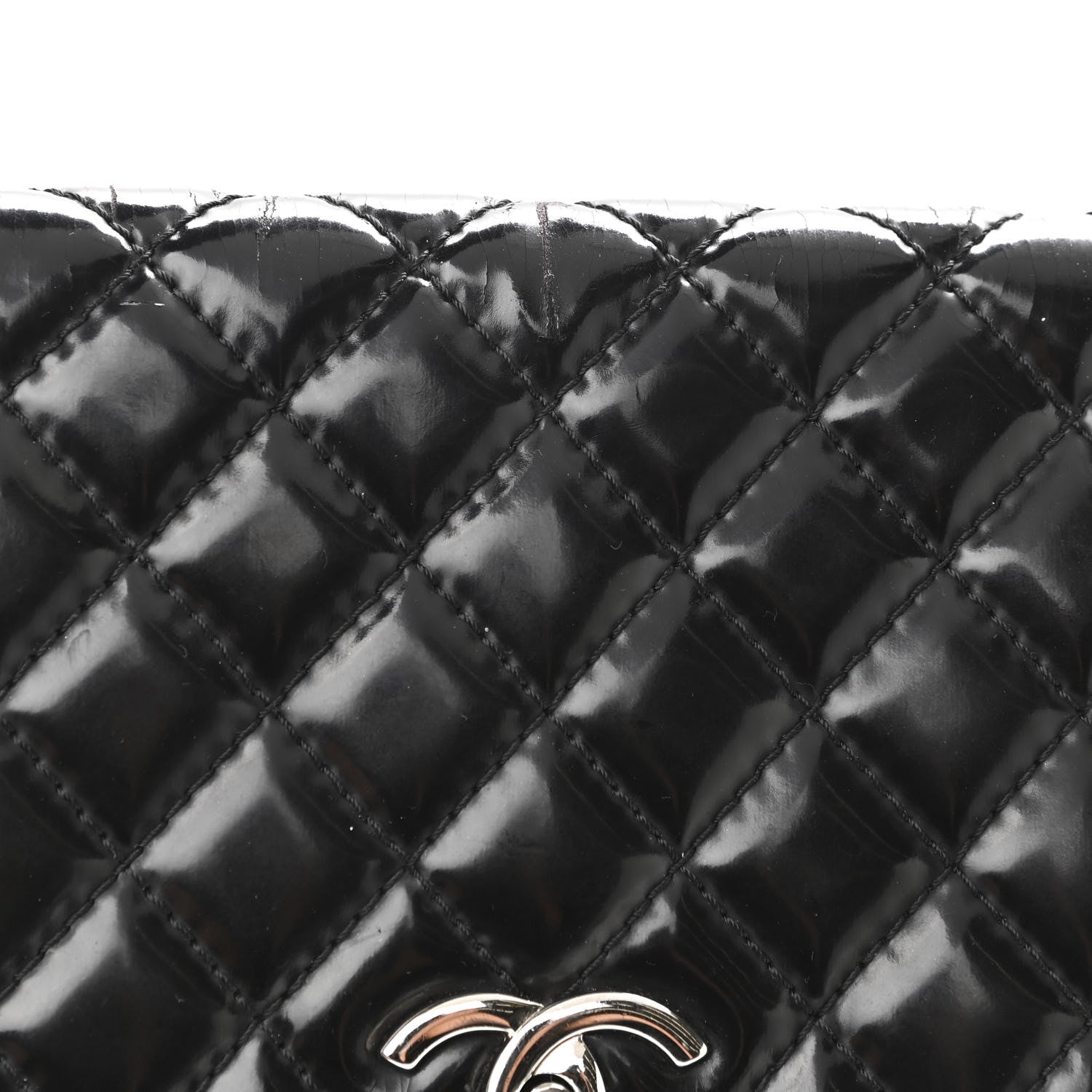 Chanel Vinyl Quilted In the Business Flap Bag Black 19 of 19