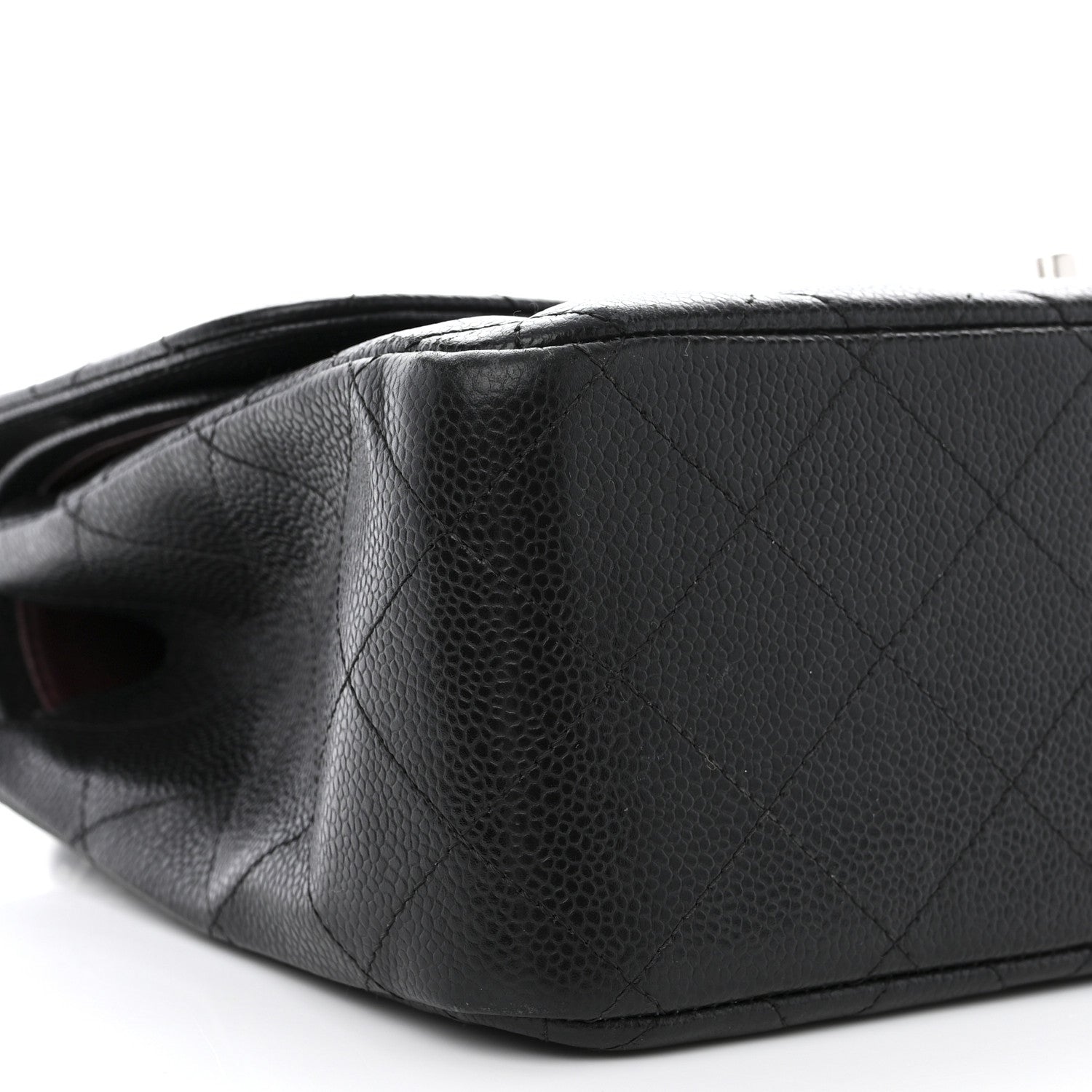 Chanel Caviar Quilted Jumbo Double Flap Black 9 of 12