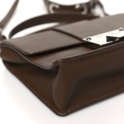 Jimmy Choo Pebbled Calfskin Rebel Crossbody Bag Brown 8 of 11