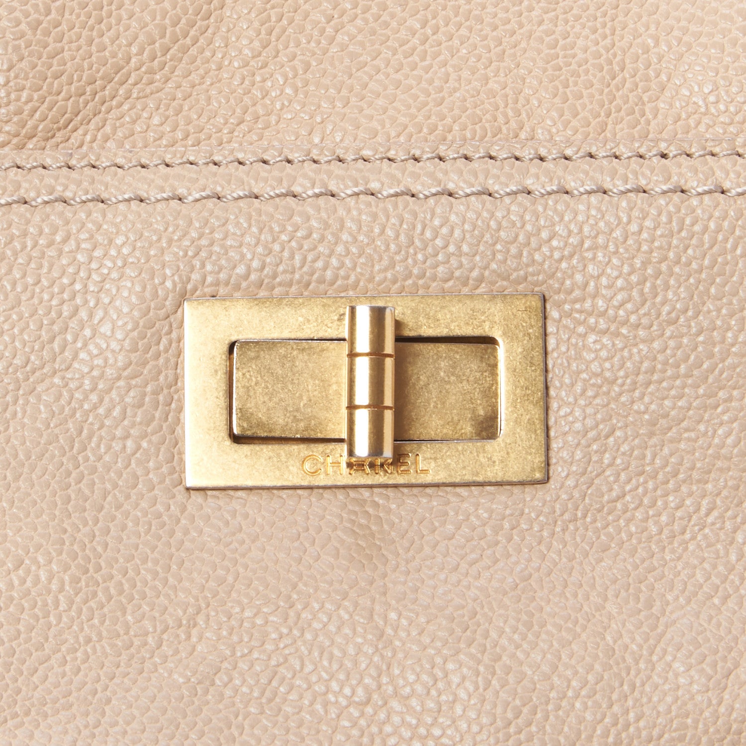 Chanel Caviar Large Edy Reissue Tote Beige 8 of 11