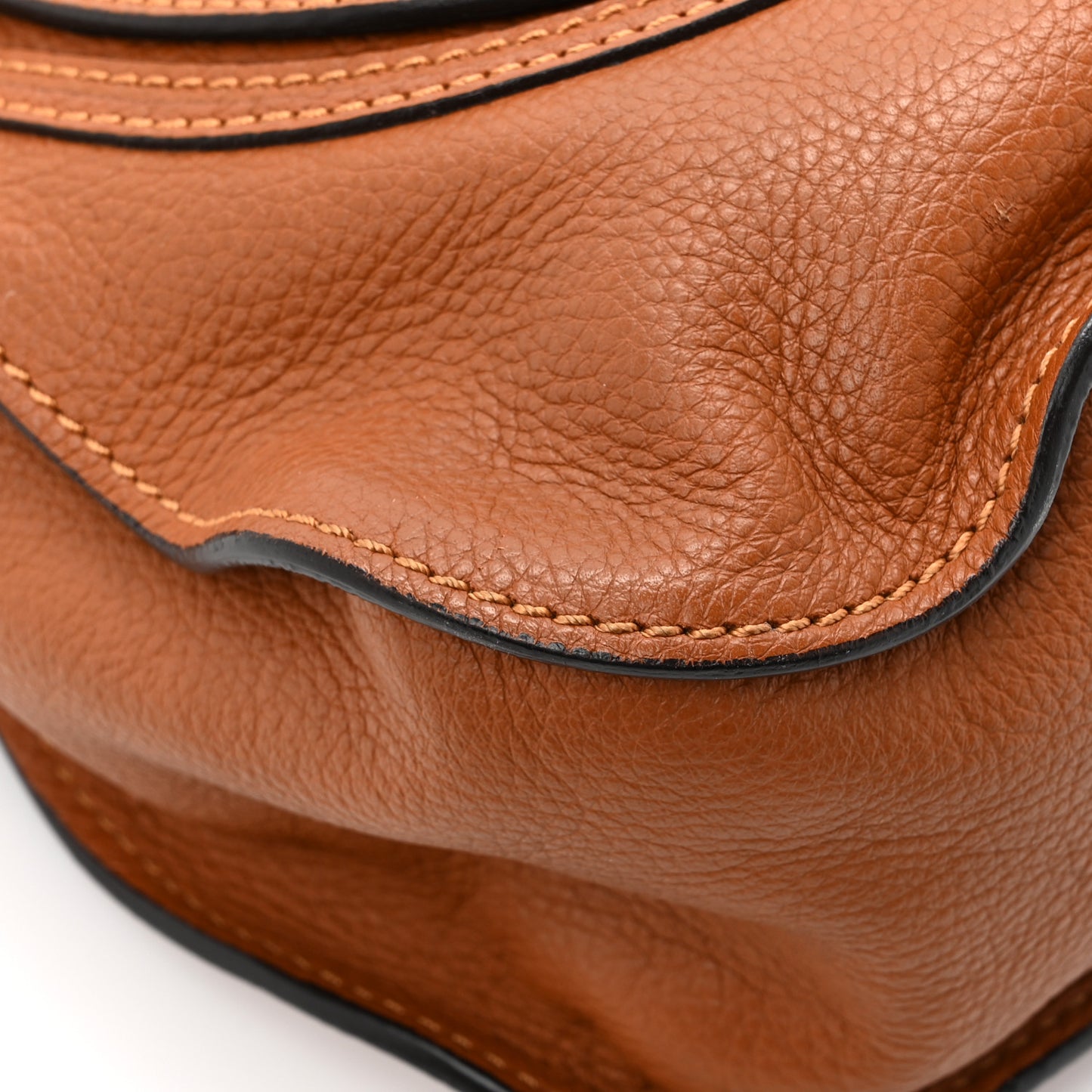 Calfskin Medium Marcie Satchel Tan