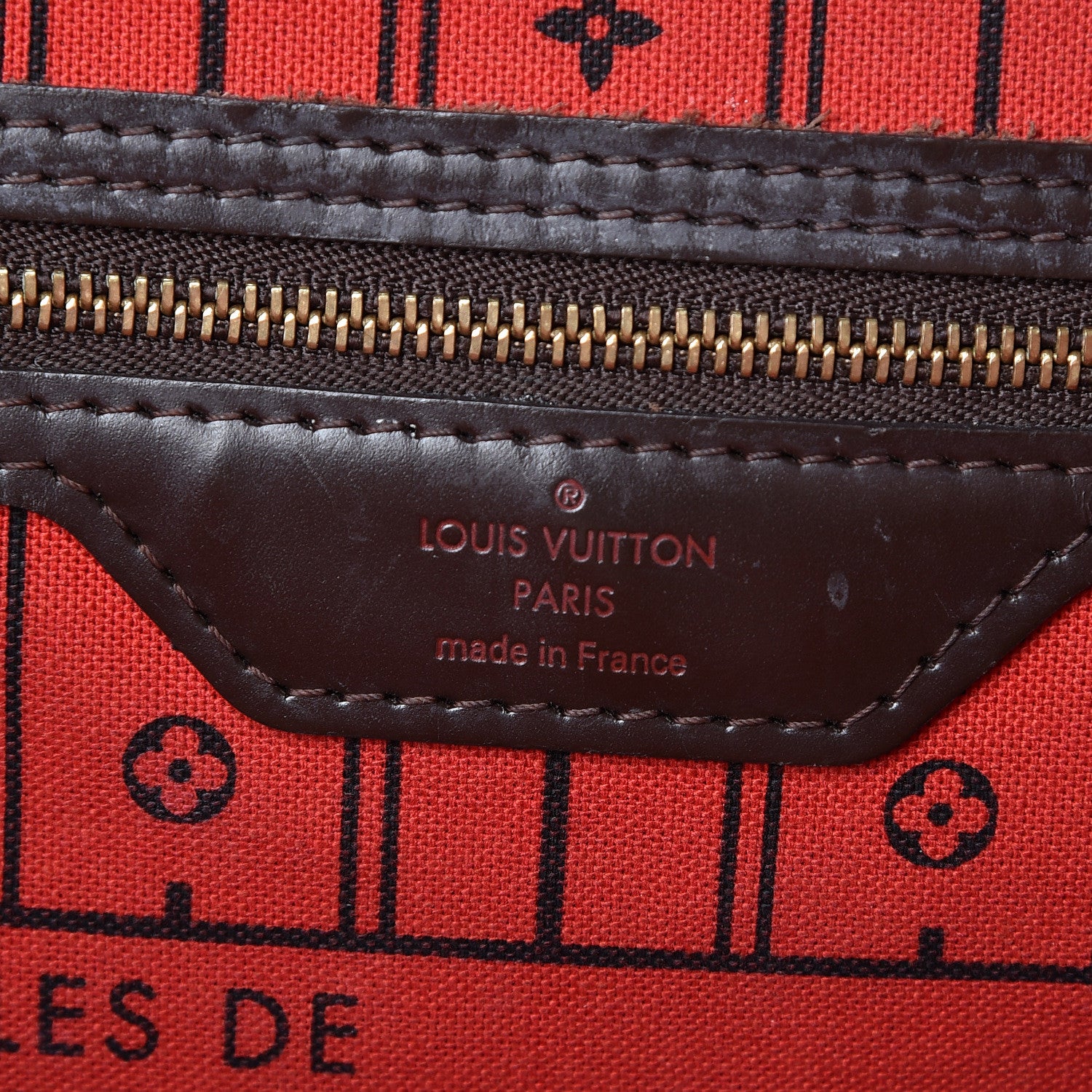 Louis Vuitton Damier Ebene Neverfull MM 11 of 19