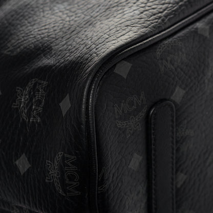 MCM Visetos Large Liz Reversible Shopper Tote Black 10 of 23