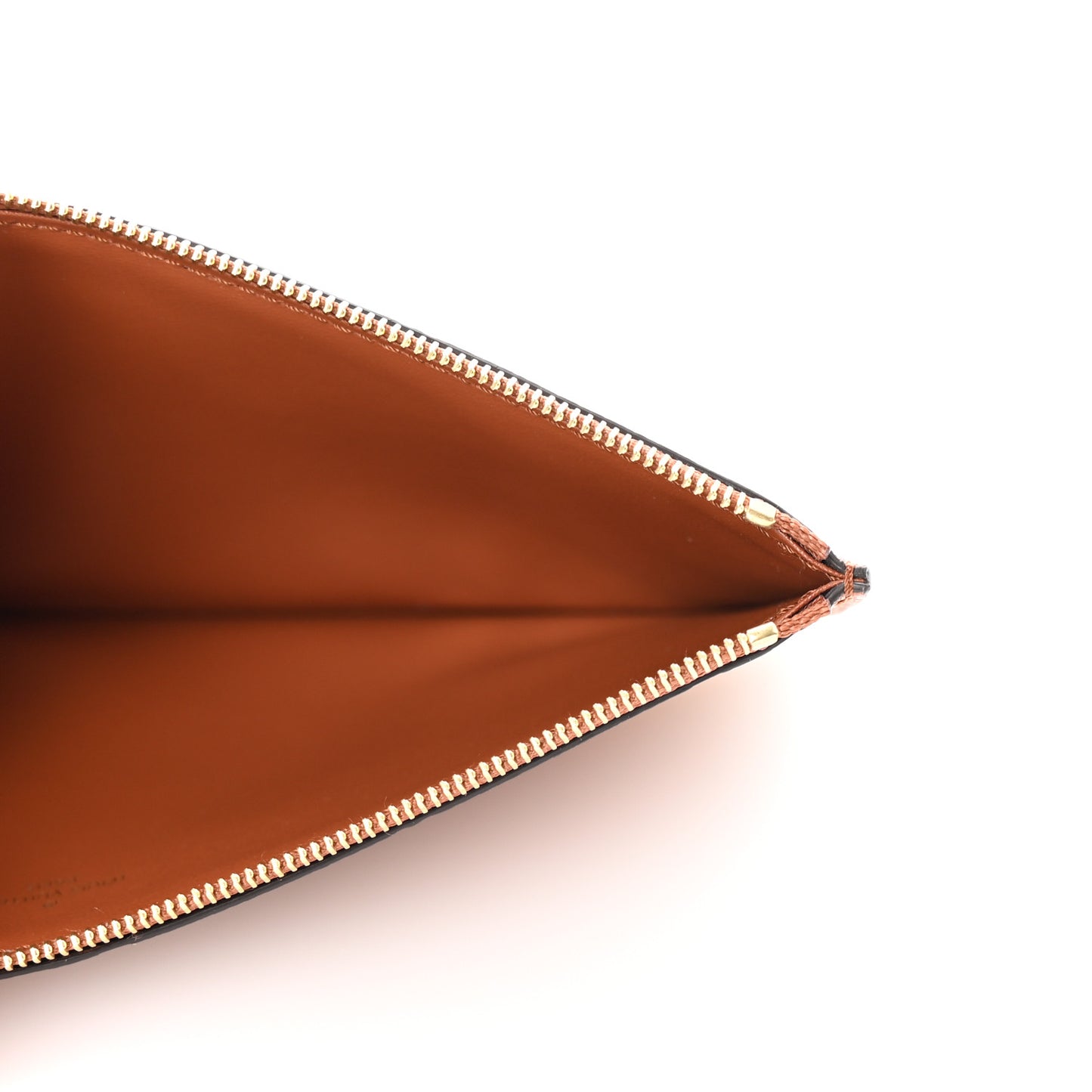 Empreinte Felicie Chain Wallet Zippered Insert Cognac