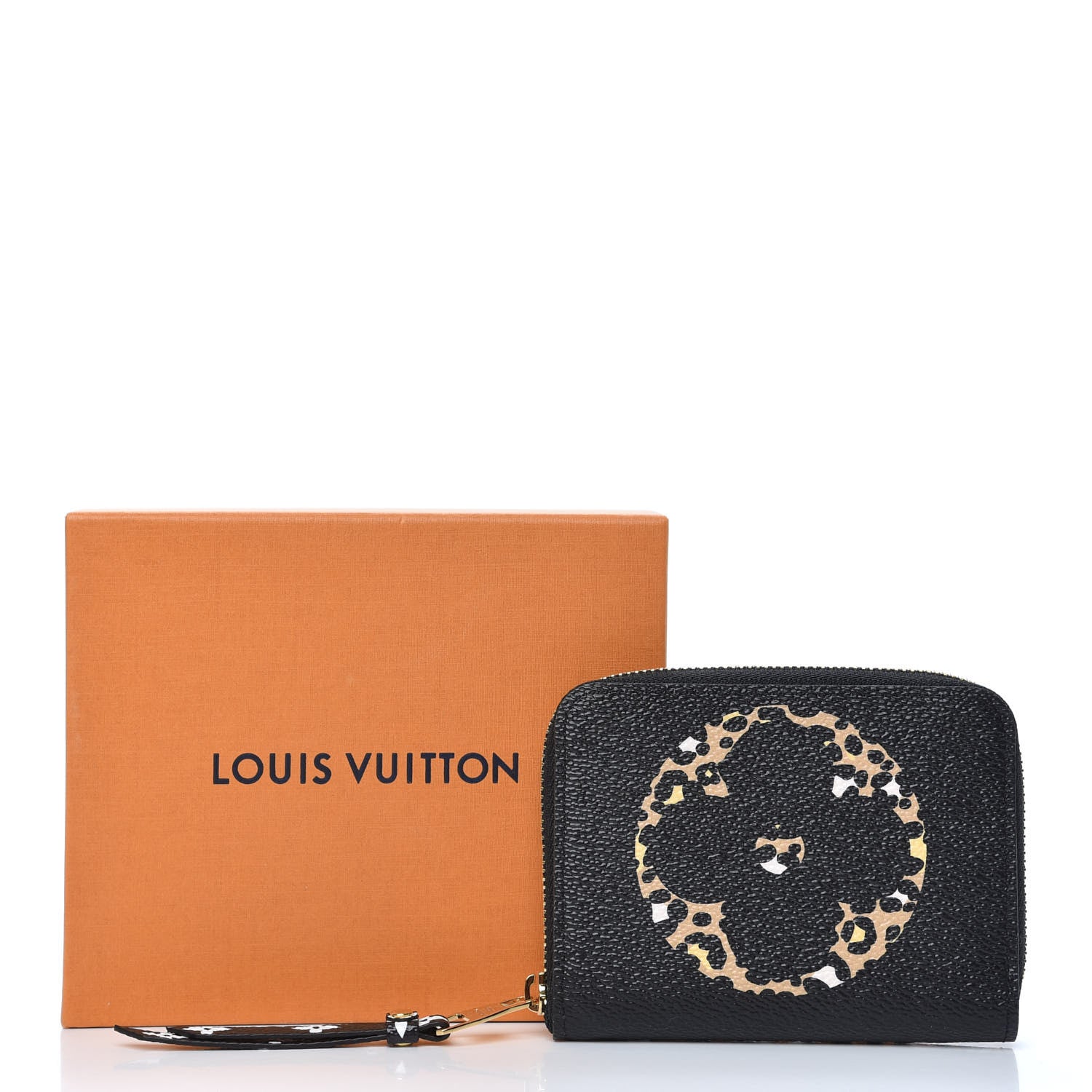Louis Vuitton Monogram Giant Jungle Zippy Coin Purse Black 7 of 7