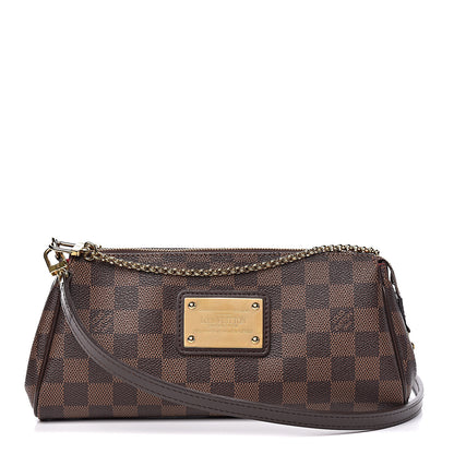 Louis Vuitton Damier Ebene Eva Clutch 1 of 10