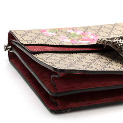Gucci GG Supreme Monogram Blooms Medium Dionysus Shoulder Bag Beige Multicolor Dry Rose 9 of 12