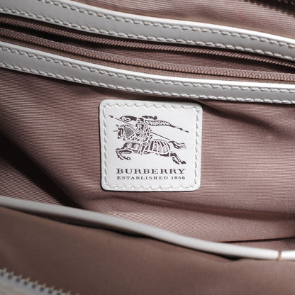 Burberry Nova Check Tote White 6 of 8