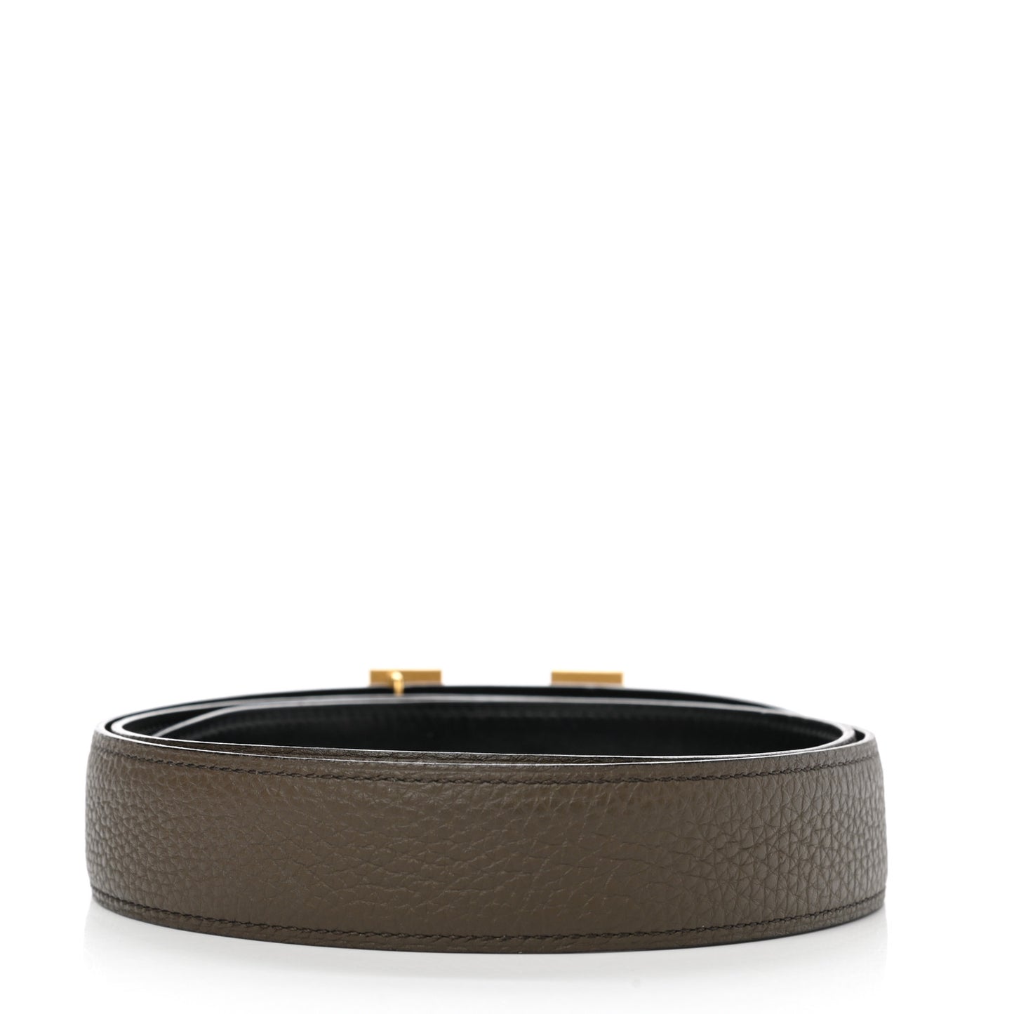 Togo Box 42mm Strie H Belt 95 Black Eucalyptus