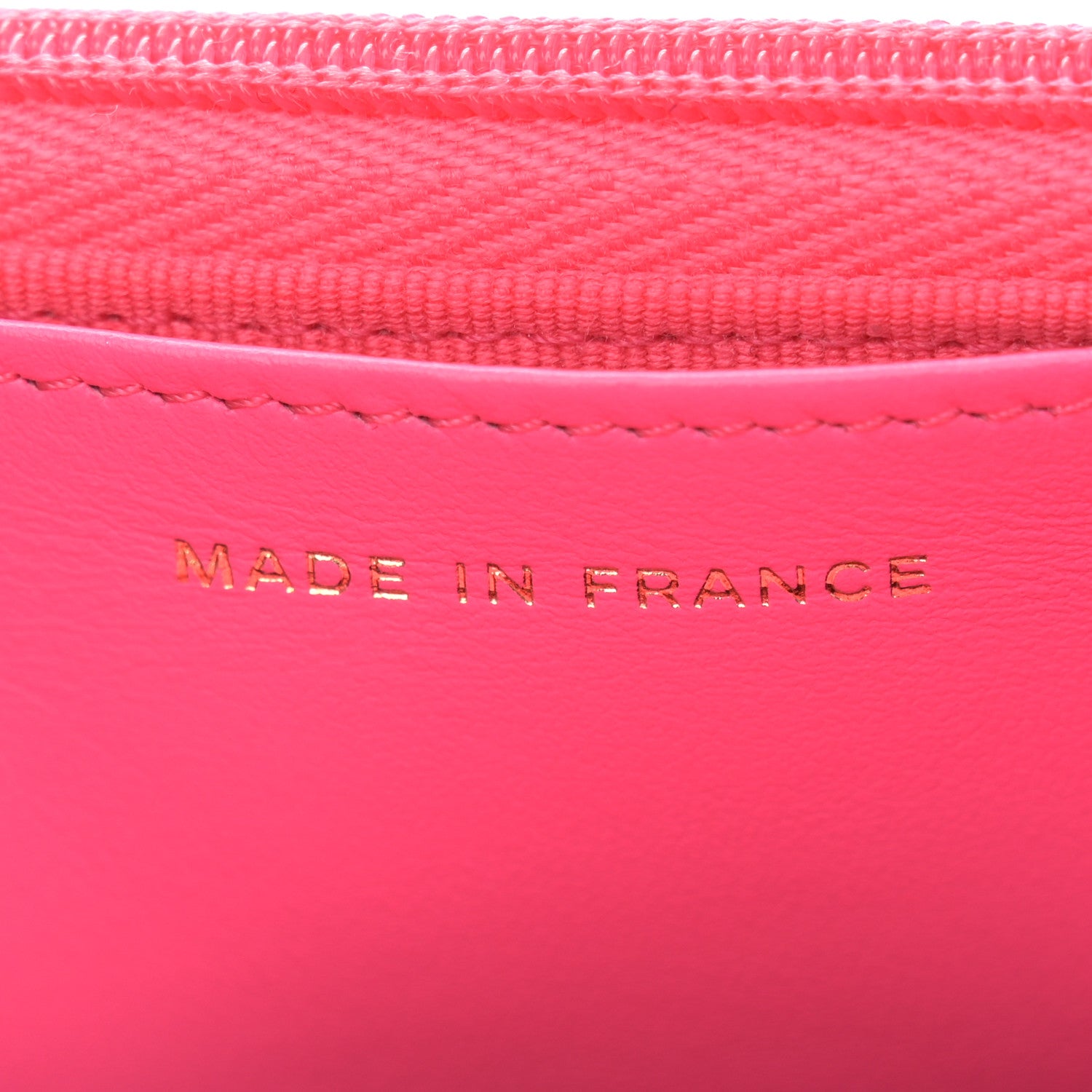 Chanel Caviar Quilted Wallet on Chain WOC Fuchsia 7 of 14