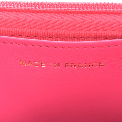 Chanel Caviar Quilted Wallet on Chain WOC Fuchsia 7 of 14