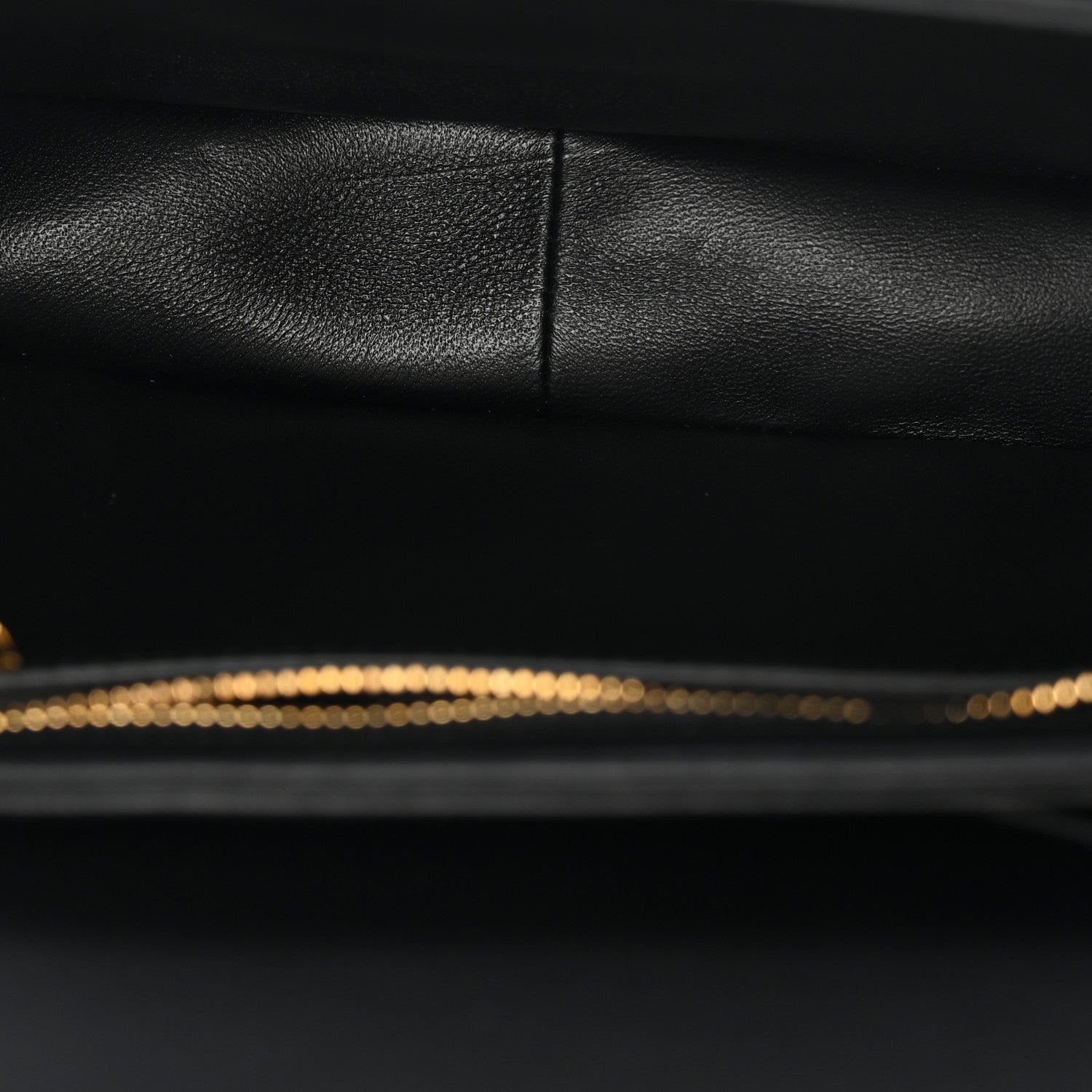 Celine Shiny Calfskin Teen Triomphe Black 5 of 10