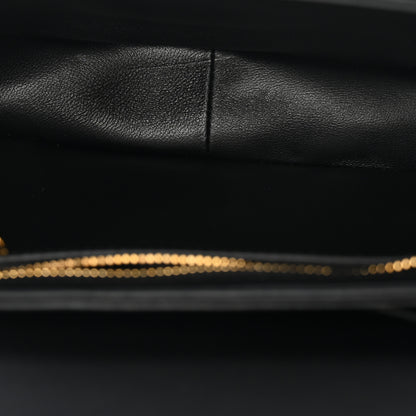 Celine Shiny Calfskin Teen Triomphe Black 5 of 10