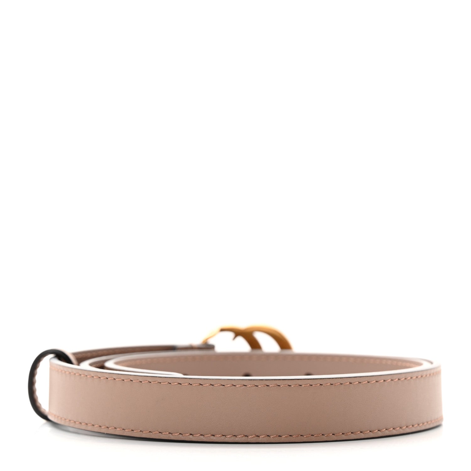 Gucci Calfskin Double G 20mm Belt 80 32 Porcelain Rose 2 of 7