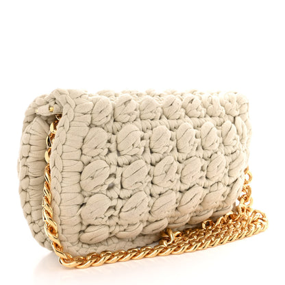 Bottega Veneta Jersey Crochet Shoulder Bag Plaster 3 of 10
