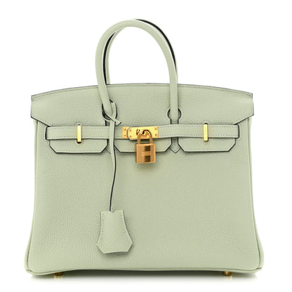 Hermes Togo Birkin 25 Gris Neve 1 of 15