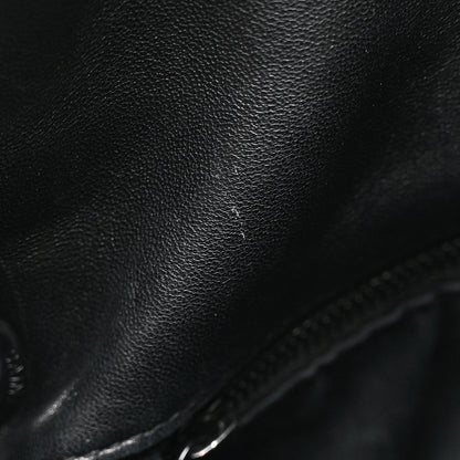 Saint Laurent Lambskin Quilted Monogram Monochrome Medium Loulou Puffer Chain Satchel Black 13 of 13