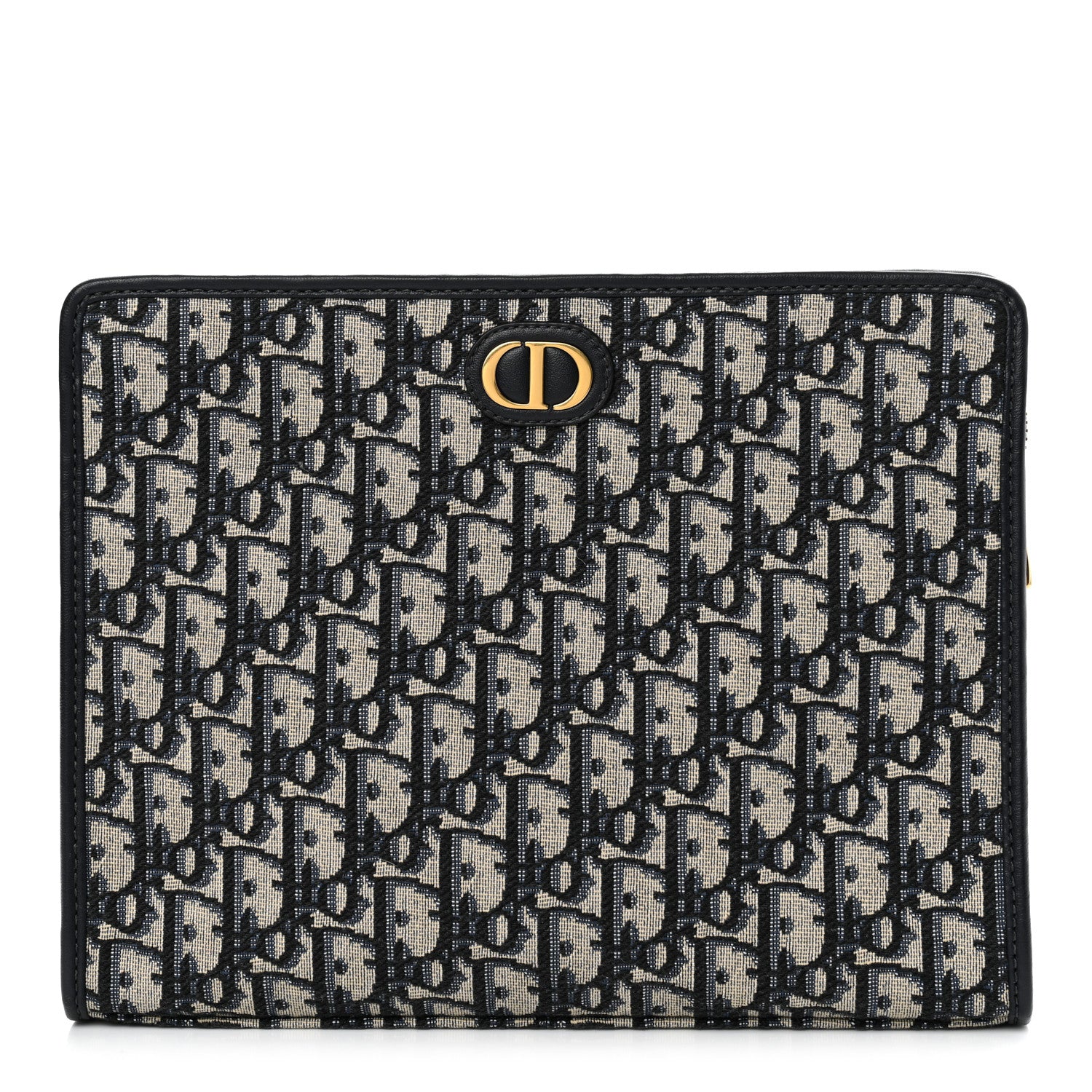 Christian Dior Oblique 30 Montaigne Pouch Blue 1 of 6