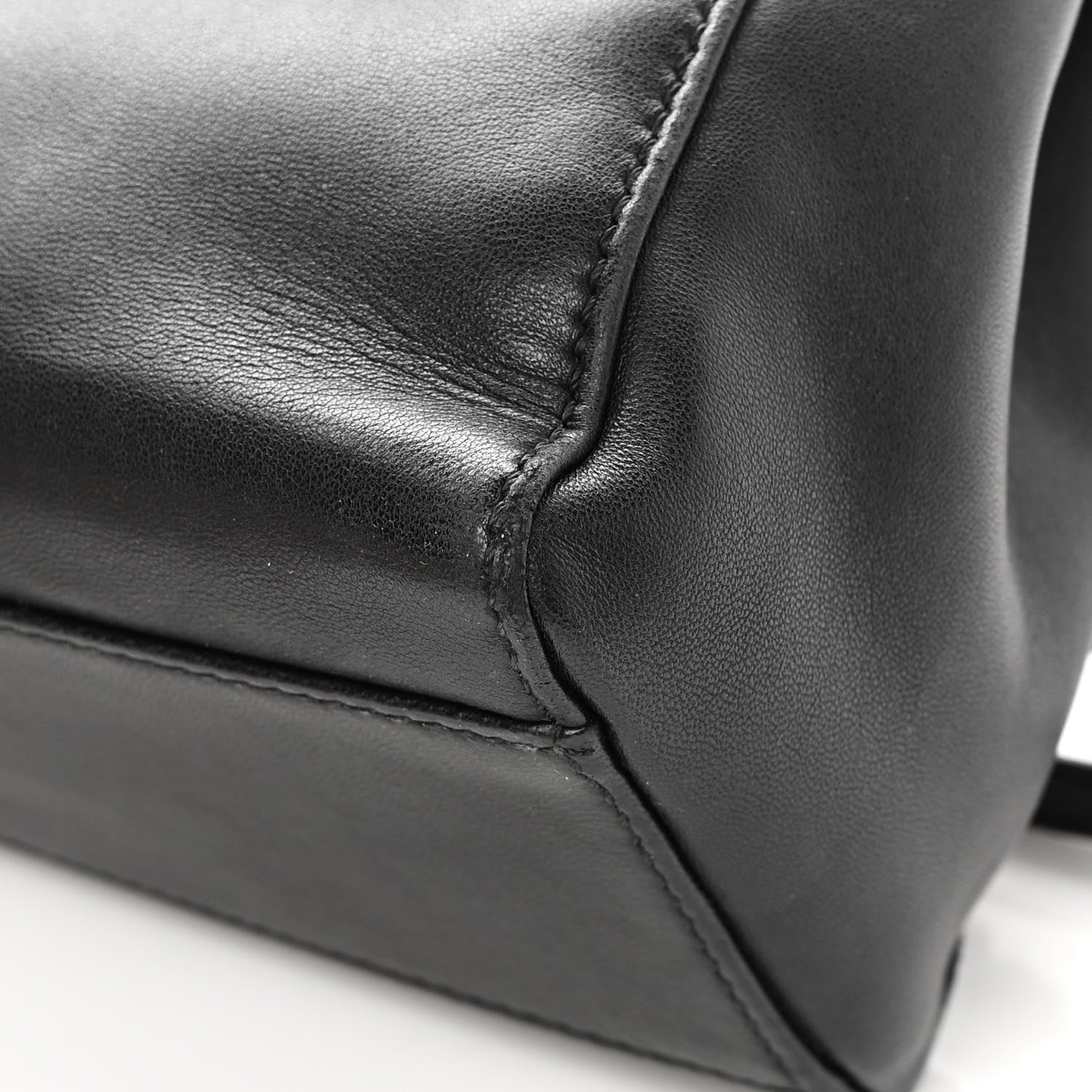 Fendi Nappa Mini Peekaboo Iconic Satchel Black 12 of 18