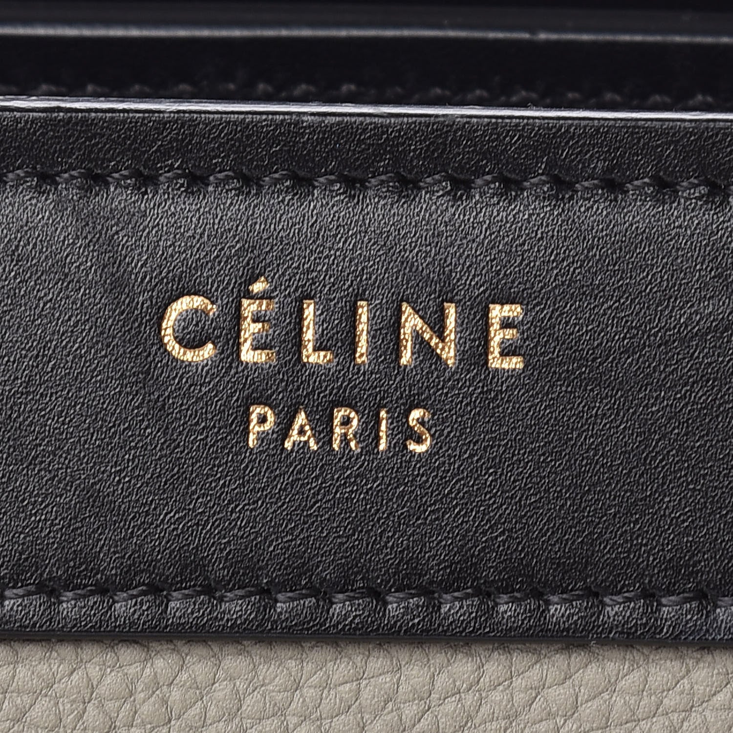 Celine Smooth Drummed Calfskin Nano Tri-Color Luggage Stone 8 of 13