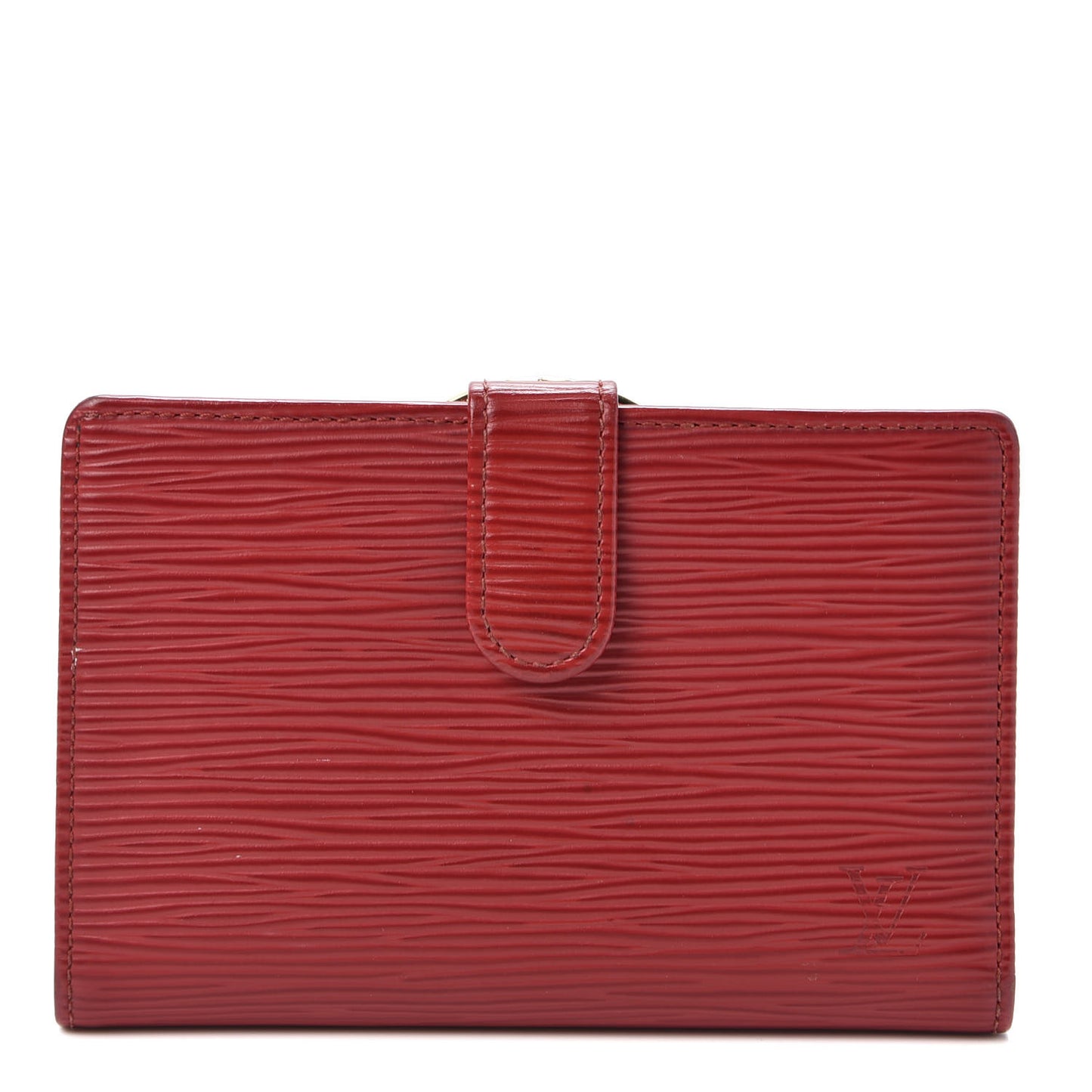 Epi French Purse Wallet Castillan Red