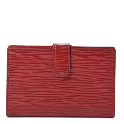 Louis Vuitton Epi French Purse Wallet Castillan Red 1 of 9