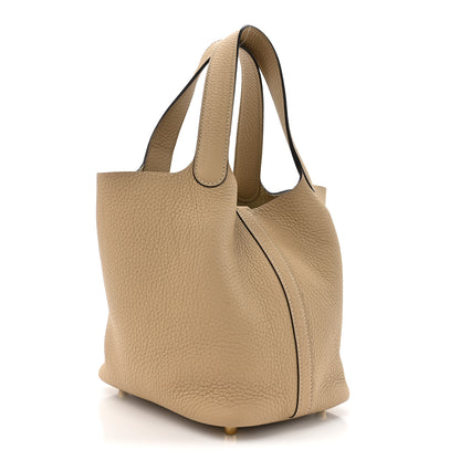 Hermes Taurillon Clemence Picotin Lock 18 PM Trench 3 of 11