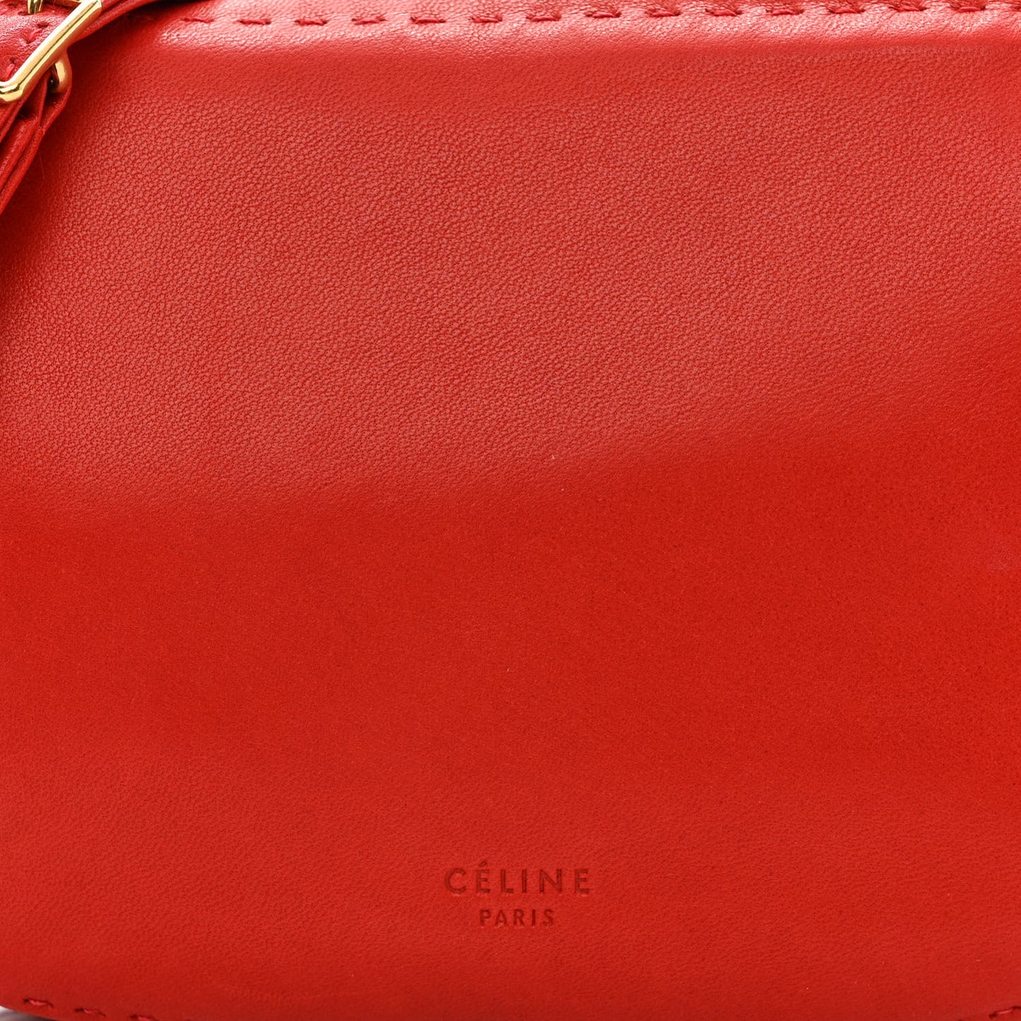 Soft Lambskin Mini Croissant Pouch Crossbody Bag Alizarin