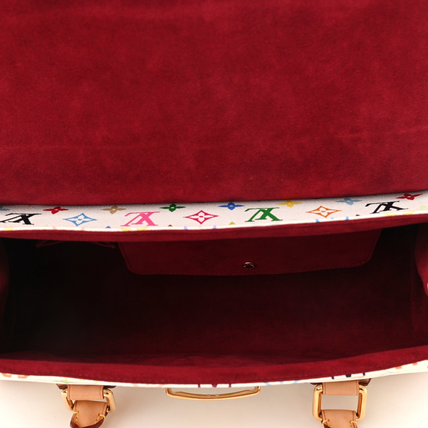 Louis Vuitton Monogram Multicolor Beverly GM White 6 of 9