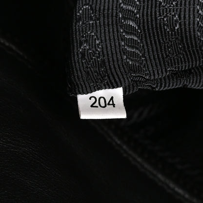 Prada Soft Calf Shopping Tote Black 8 of 11