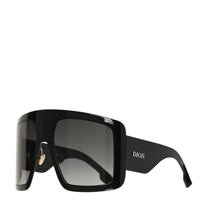 Christian Dior Acetate DiorSo Light 1 Shield Sunglasses Black 1 of 8