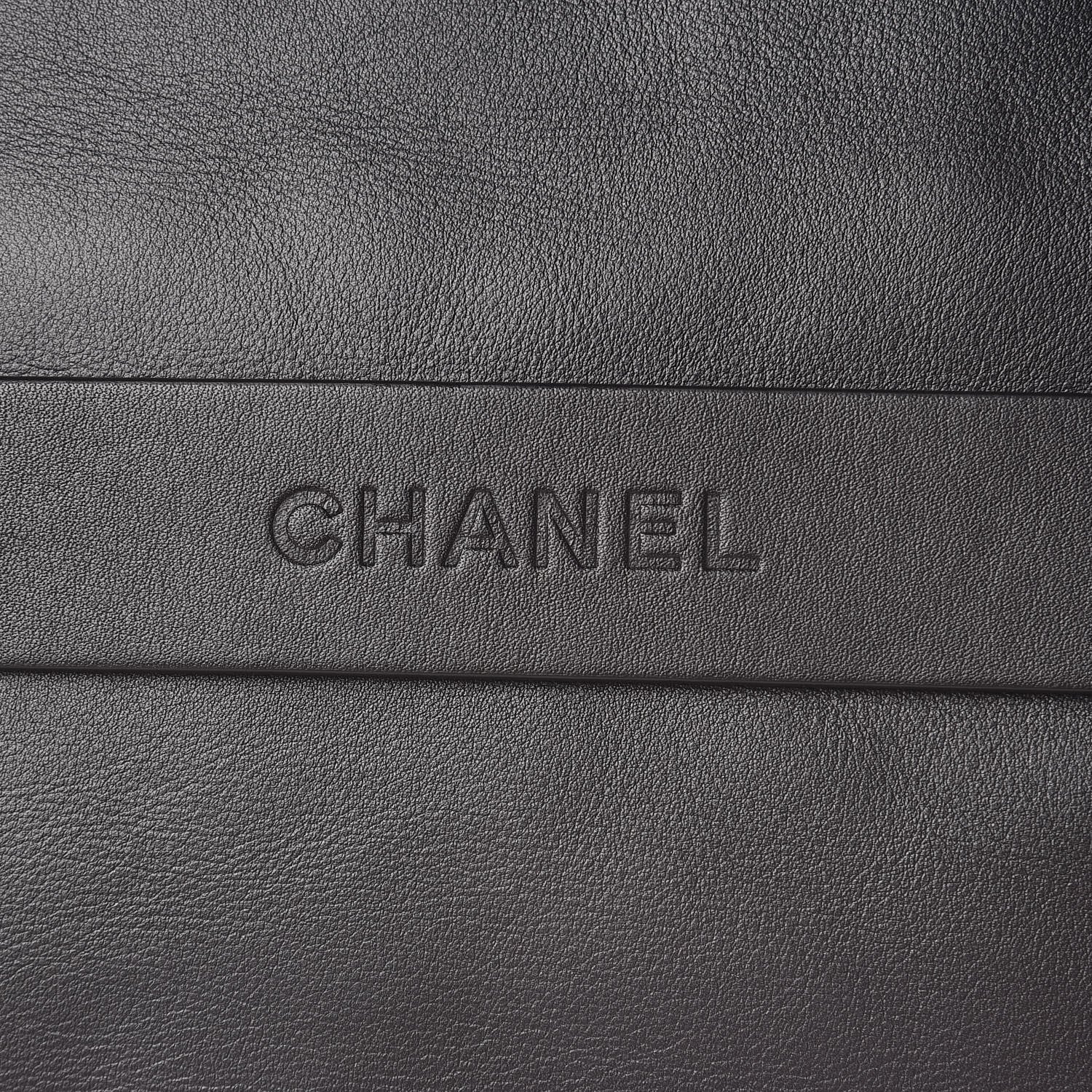 Chanel Metallic Calfskin Keyboard Pouch Black 8 of 11