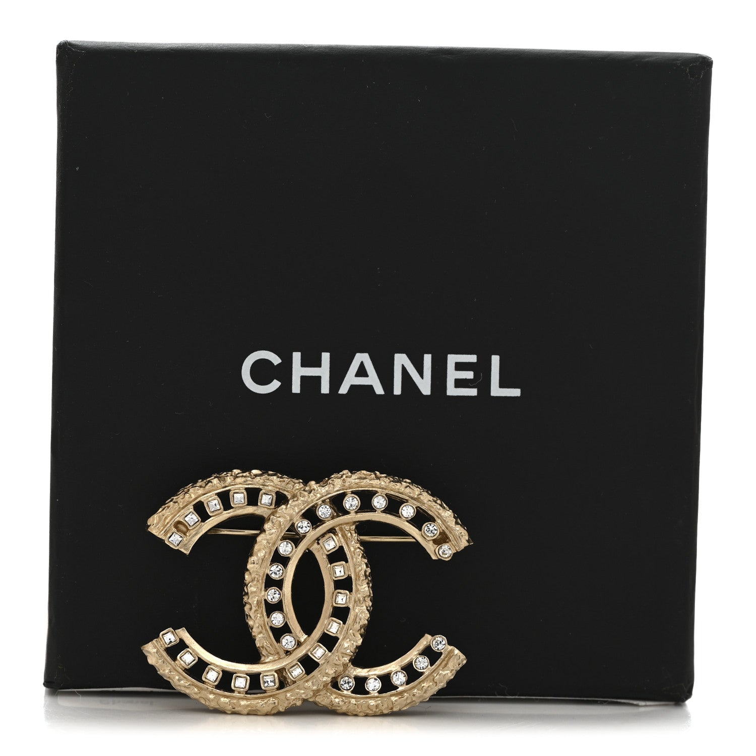Chanel Crystal CC Brooch Gold 1801633 – FASHIONPHILE