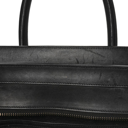 Celine Smooth Calfskin Mini Luggage Black 12 of 13