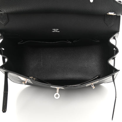 Hermes Taurillon Clemence Jypsiere 28 Black 5 of 11